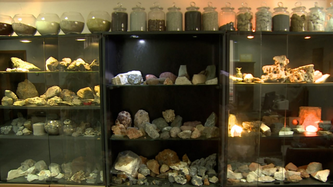 İş yerini maden müzesine çevirdi